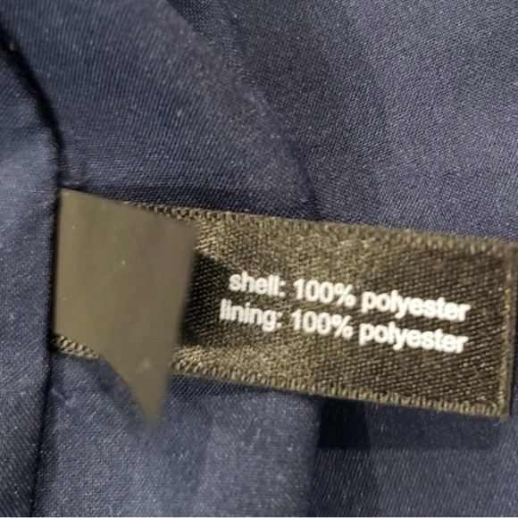 The Limited Navy Blue Sheer Floral Long Sleeve Shift Dress - Size 10 - Picture 10 of 10